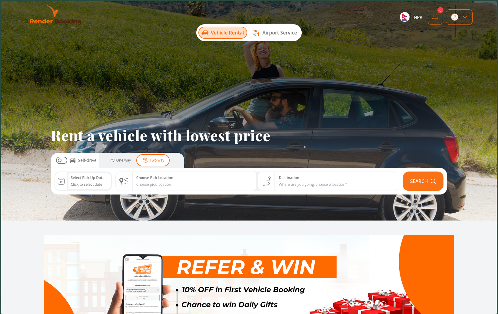 Sawaribooking - Vehicle Rental Platform